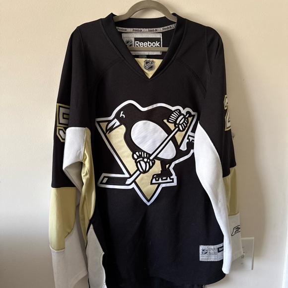 Reebok Black and Gold Hockey Jersey